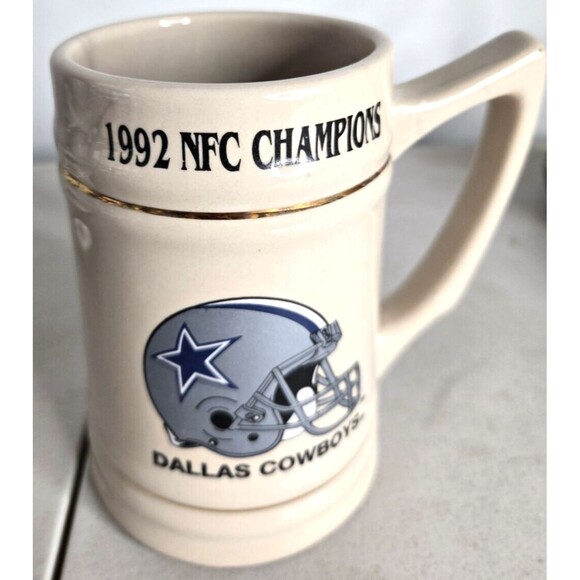 DALLAS COWBOYS Beer Stein-2002 NFC Champions - Picture 2 of 3